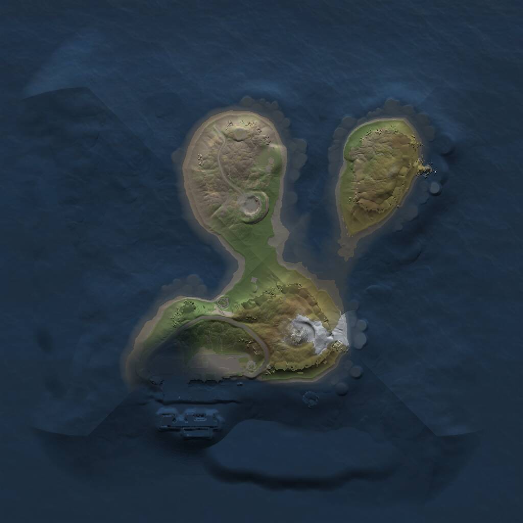 Rust Map: Procedural Map, Size: 1450, Seed: 868115715, 2 Monuments