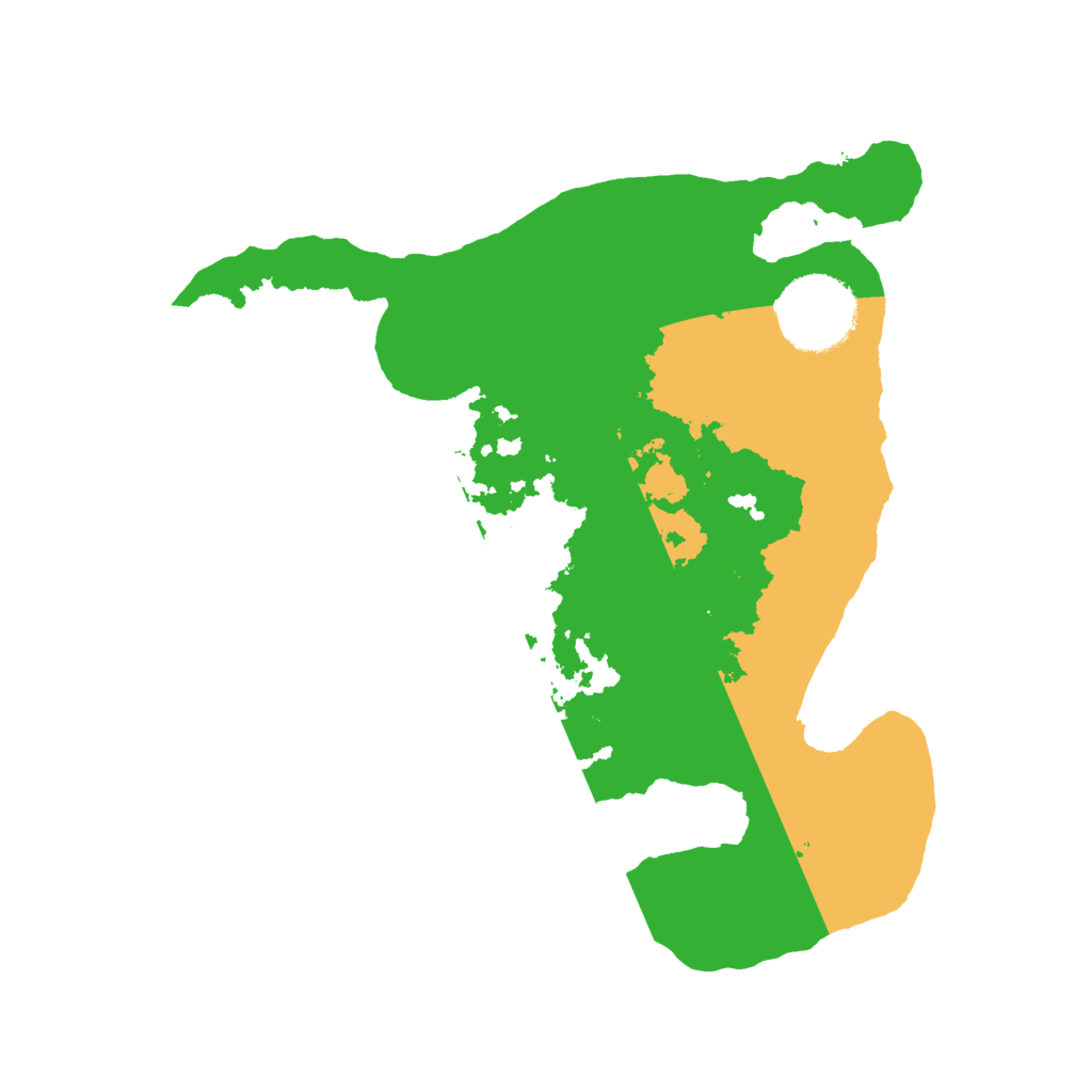 Biome Rust Map: Barren, Size: 2500, Seed: 32