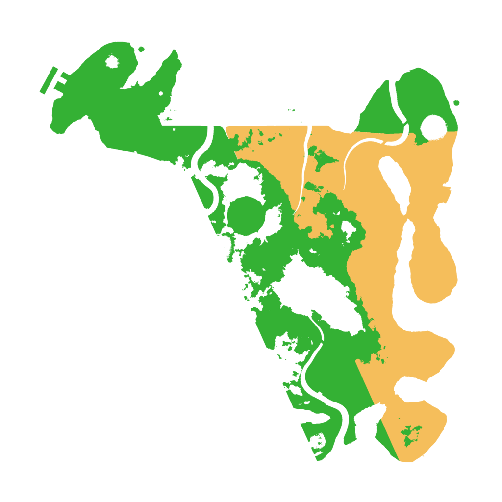 Biome Rust Map: Procedural Map, Size: 3500, Seed: 1573230080