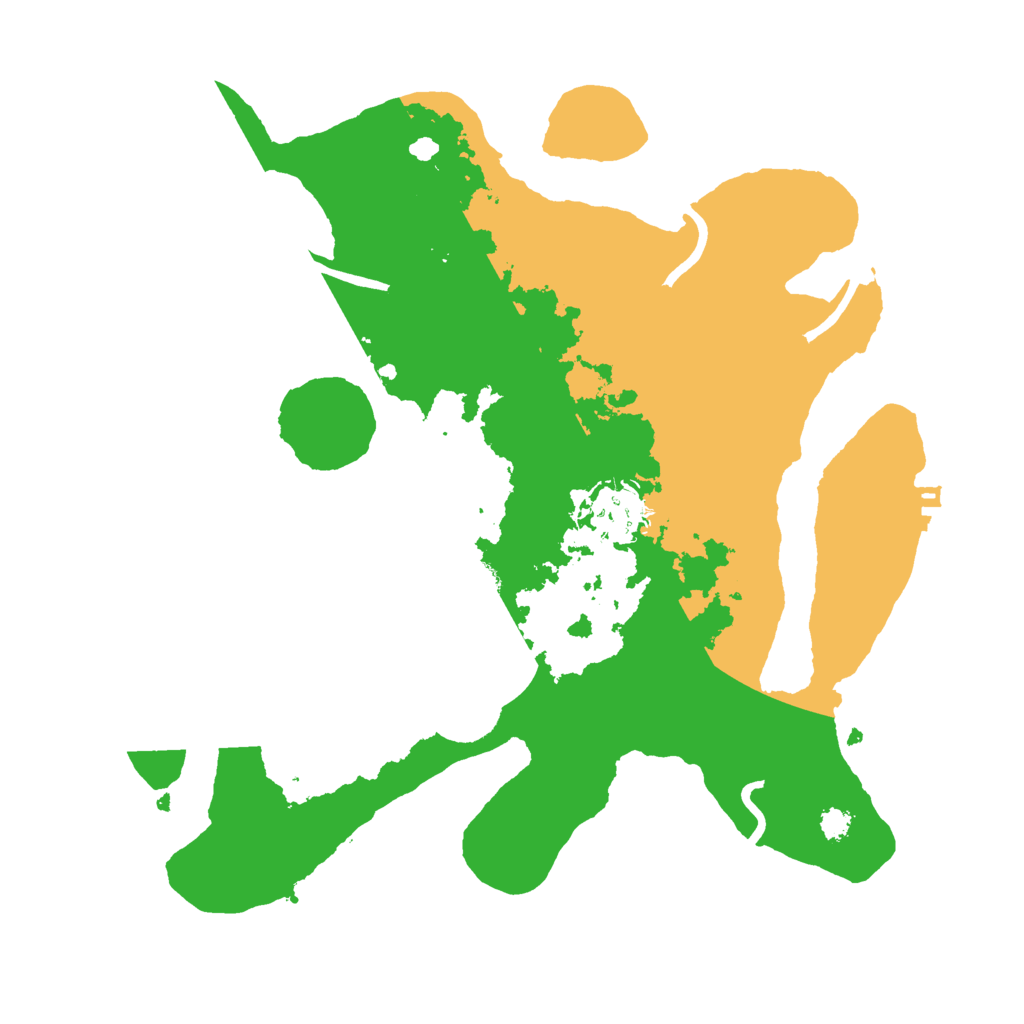 Biome Rust Map: Procedural Map, Size: 3000, Seed: 968555845