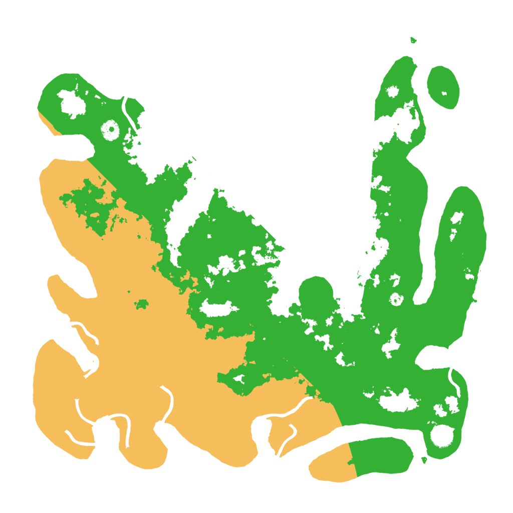 Biome Rust Map: Procedural Map, Size: 4000, Seed: 2070543262