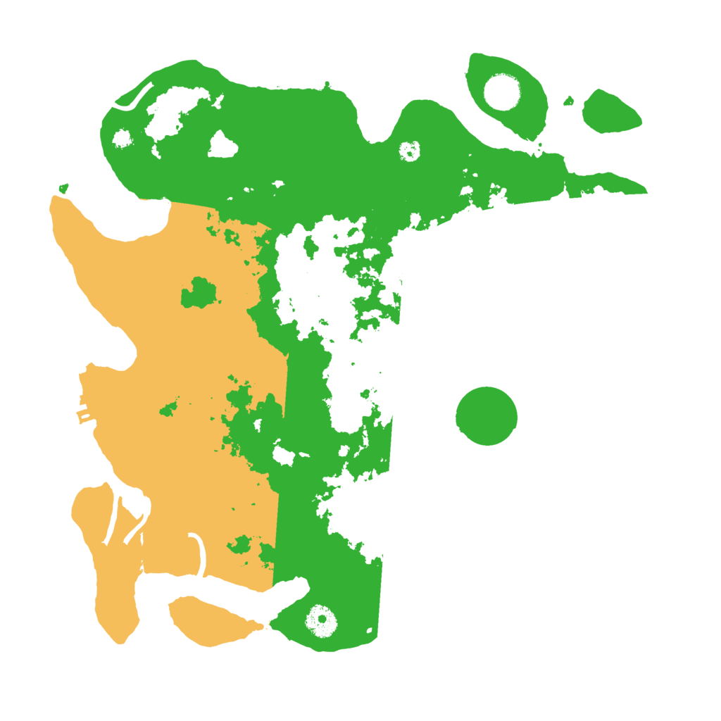 Biome Rust Map: Procedural Map, Size: 3500, Seed: 521287201