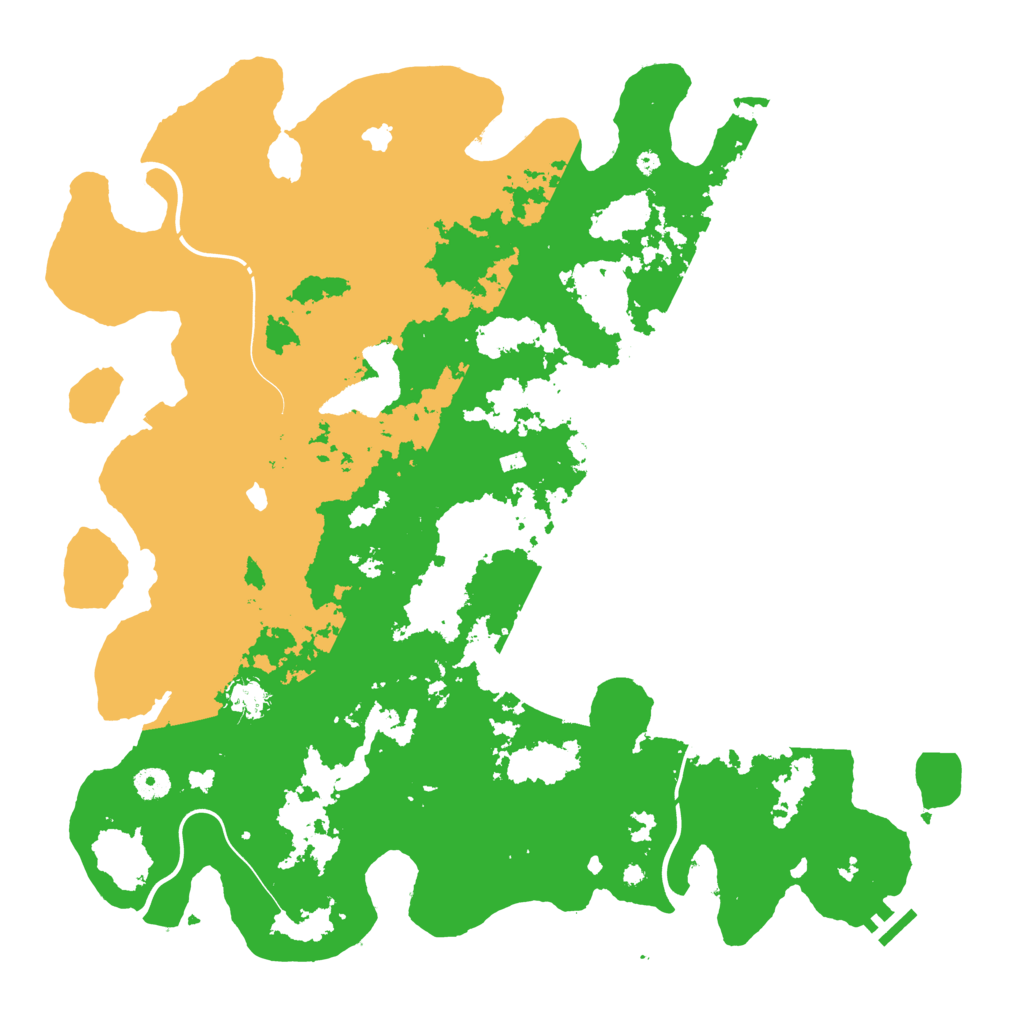 Biome Rust Map: Procedural Map, Size: 4500, Seed: 55995