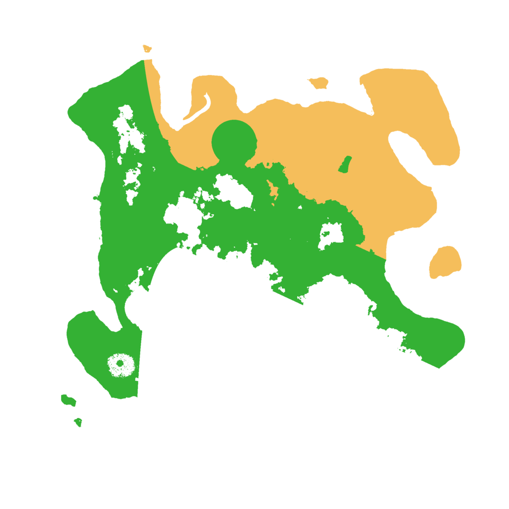 Biome Rust Map: Procedural Map, Size: 3000, Seed: 25842
