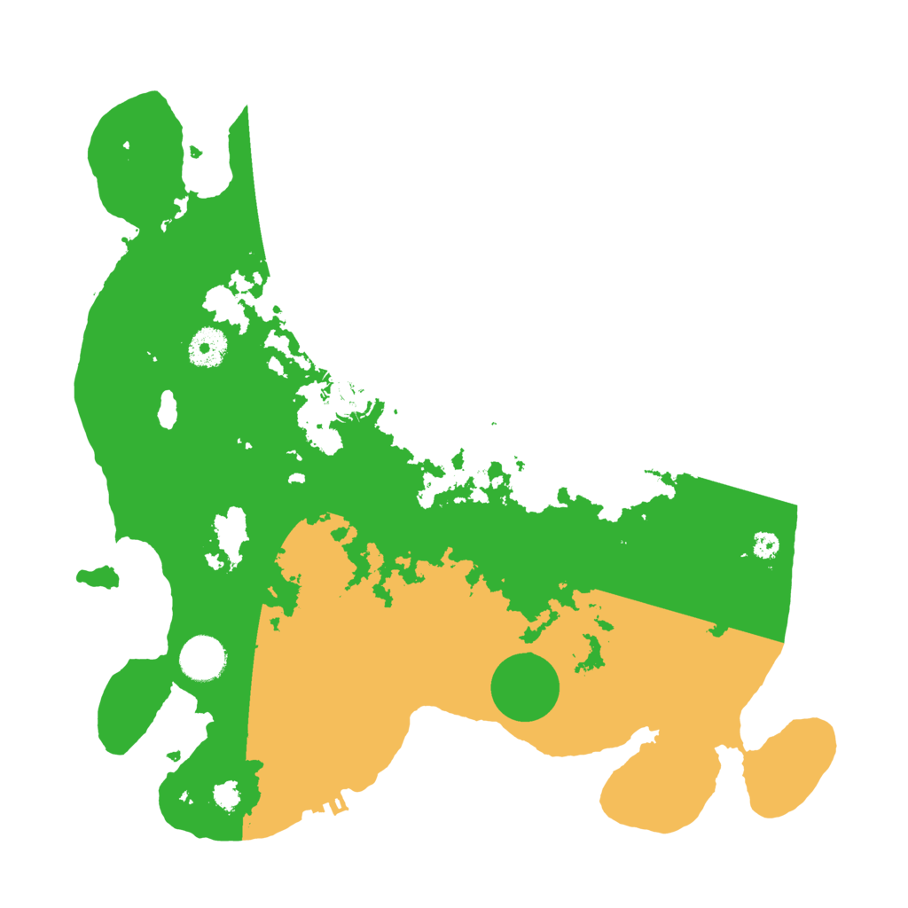 Biome Rust Map: Procedural Map, Size: 3500, Seed: 847512165