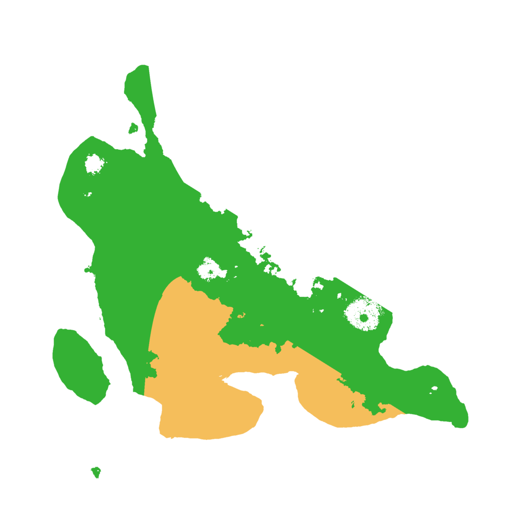 Biome Rust Map: Procedural Map, Size: 2500, Seed: 179917377