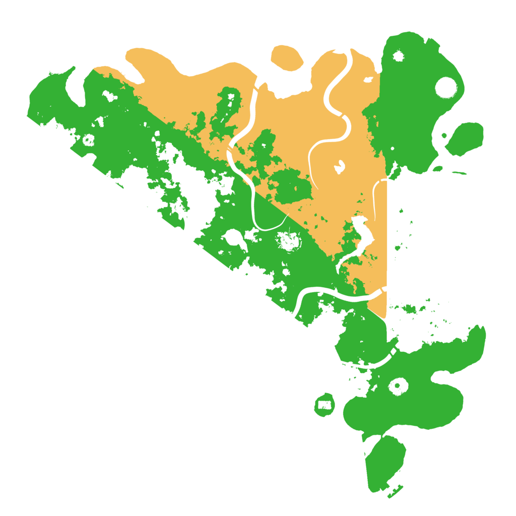 Biome Rust Map: Procedural Map, Size: 4250, Seed: 2021703958