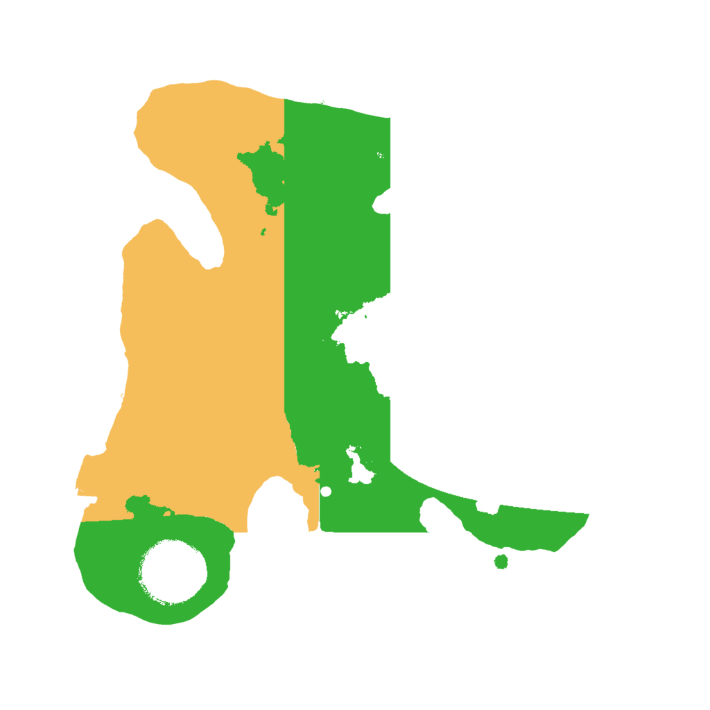 Biome Rust Map: Procedural Map, Size: 2000, Seed: 230605