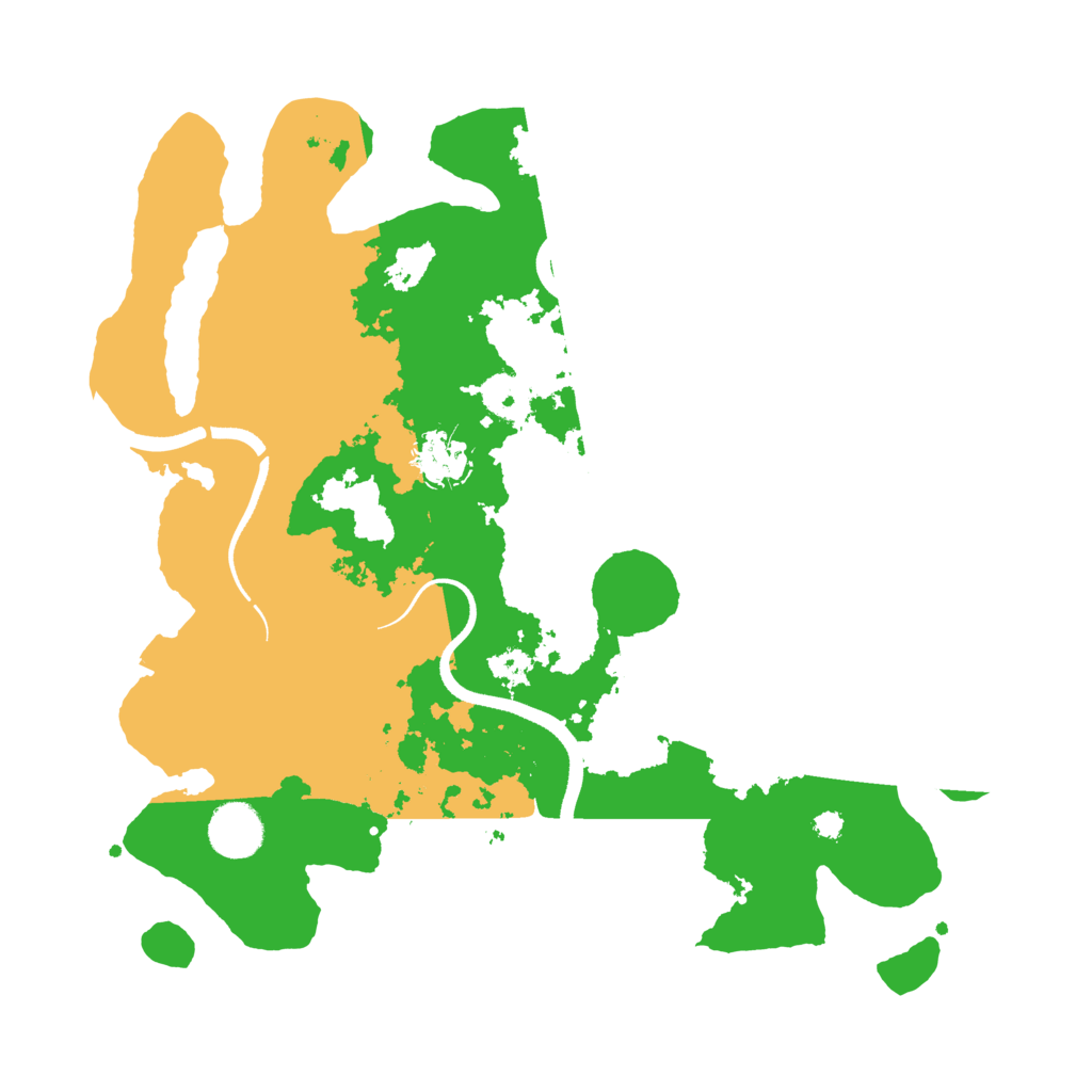 Biome Rust Map: Procedural Map, Size: 3500, Seed: 1773065878