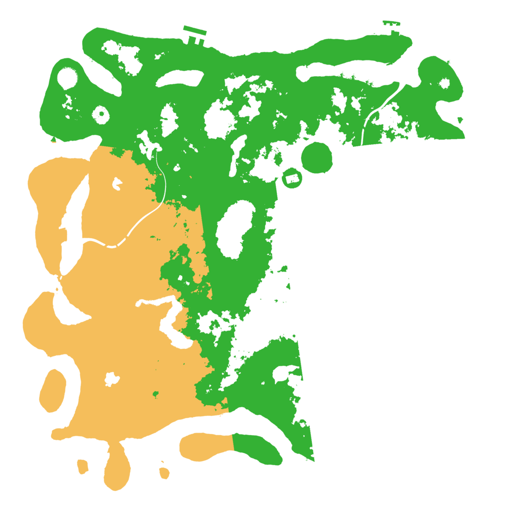 Biome Rust Map: Procedural Map, Size: 4500, Seed: 1512822520