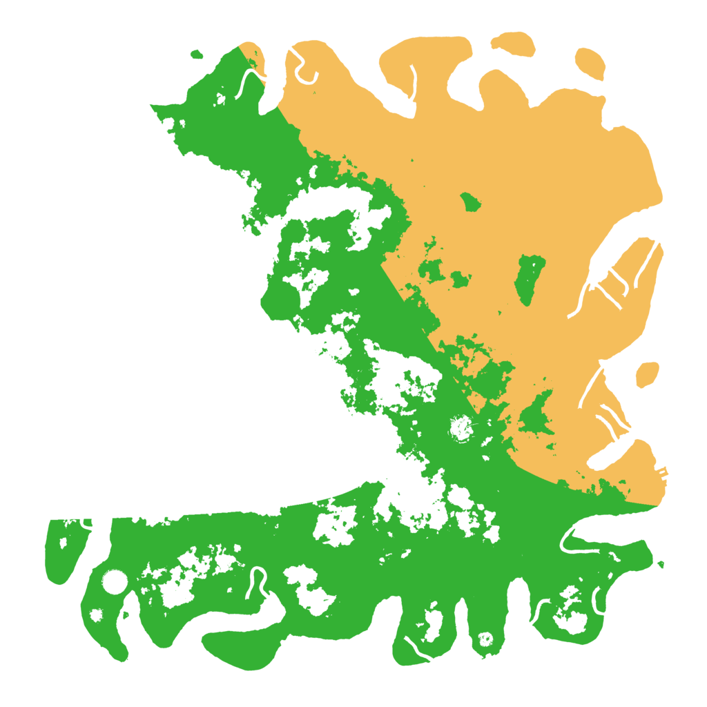 Biome Rust Map: Procedural Map, Size: 5000, Seed: 992609