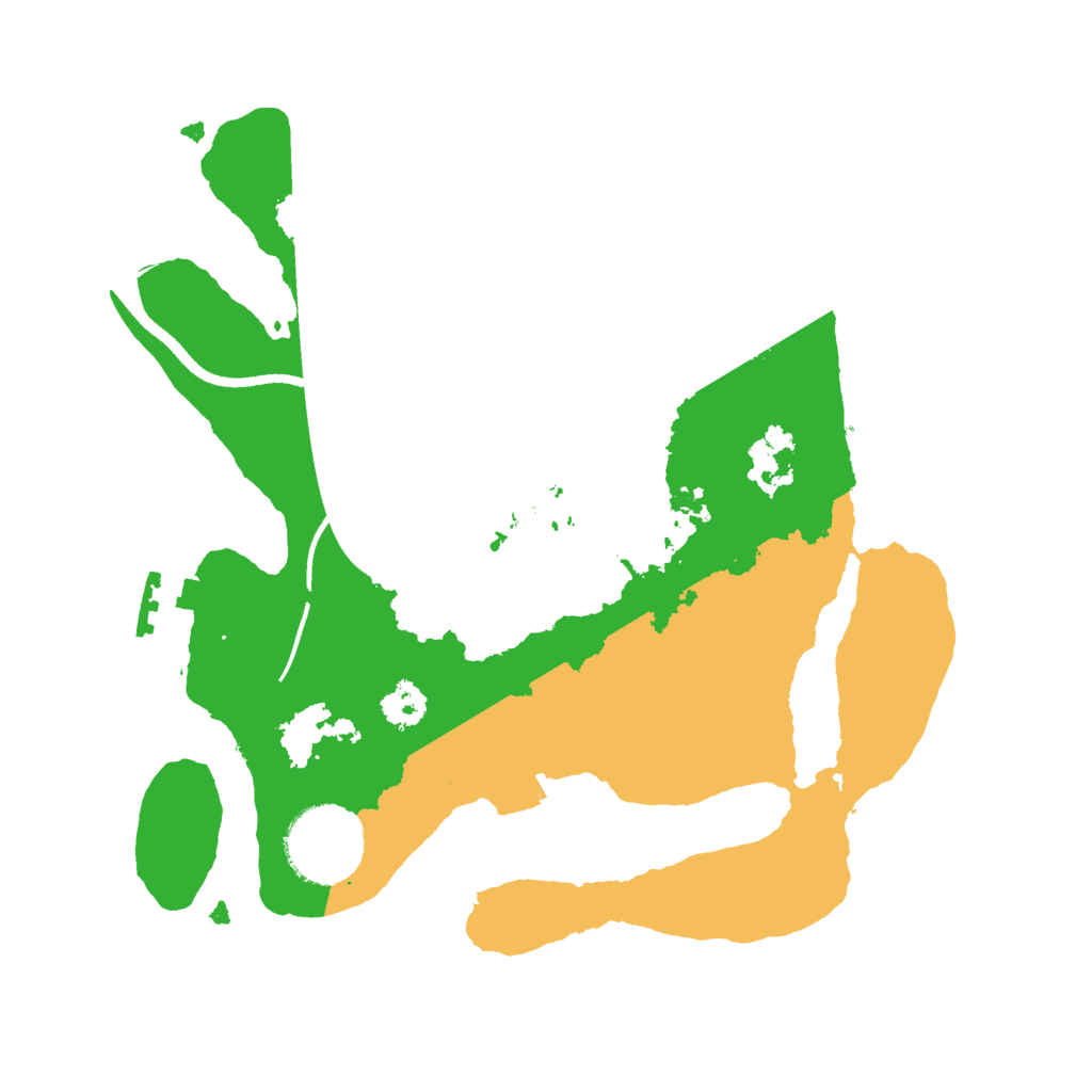 Biome Rust Map: Procedural Map, Size: 2500, Seed: 1484672236