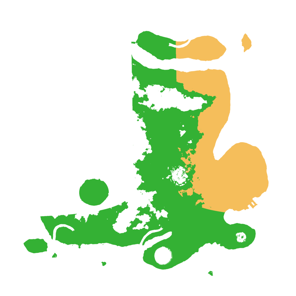 Biome Rust Map: Procedural Map, Size: 3000, Seed: 733405583
