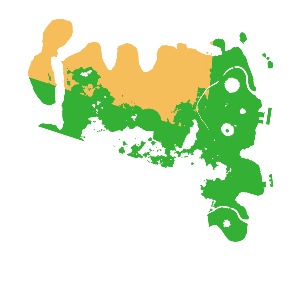 Biome Rust Map: Procedural Map, Size: 3500, Seed: 1194677072