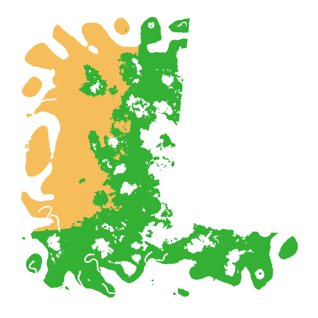 Biome Rust Map: Procedural Map, Size: 5000, Seed: 13888