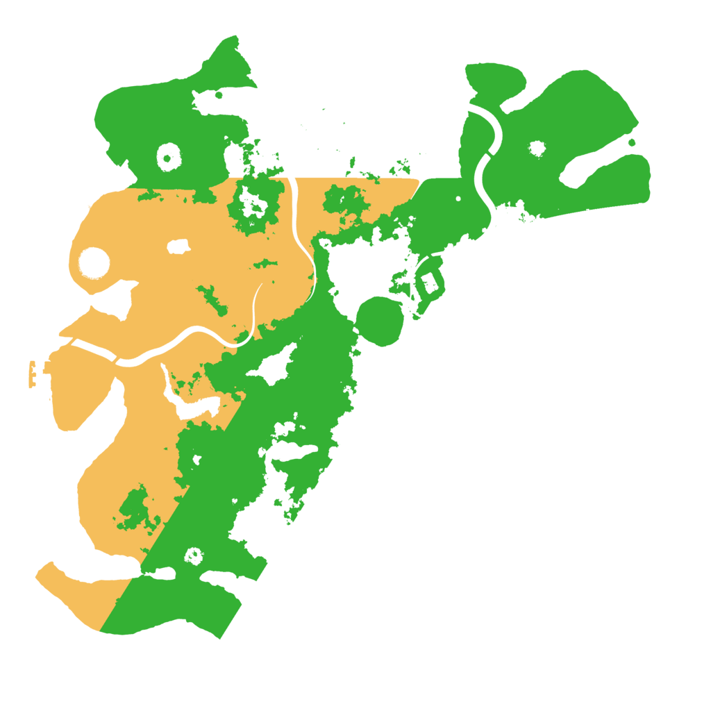 Biome Rust Map: Procedural Map, Size: 4000, Seed: 975744689