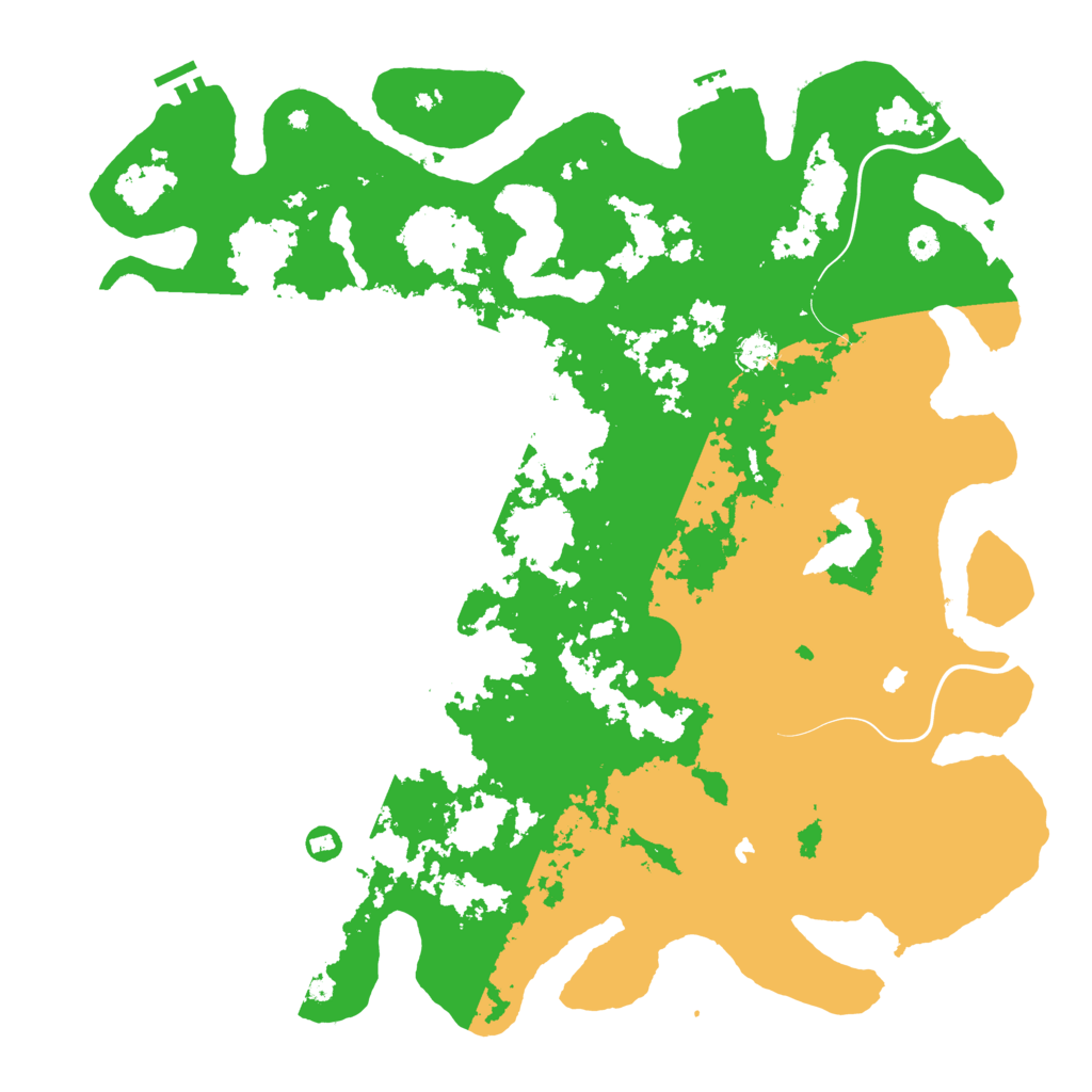 Biome Rust Map: Procedural Map, Size: 5000, Seed: 709199