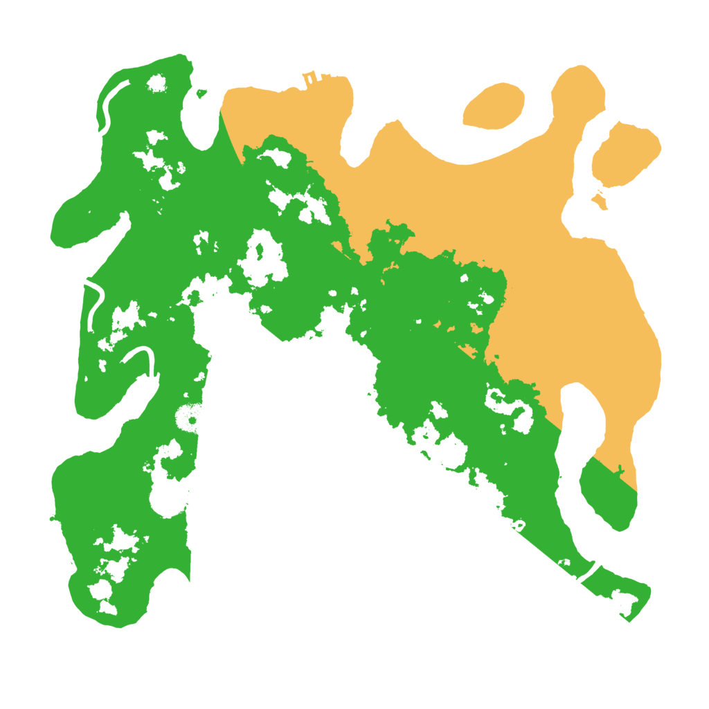 Biome Rust Map: Procedural Map, Size: 3500, Seed: 1846803511