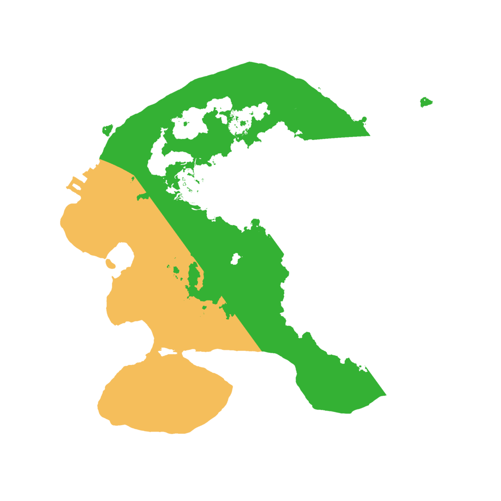 Biome Rust Map: Procedural Map, Size: 2200, Seed: 23456789