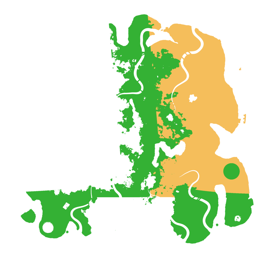 Biome Rust Map: Procedural Map, Size: 4250, Seed: 345342525