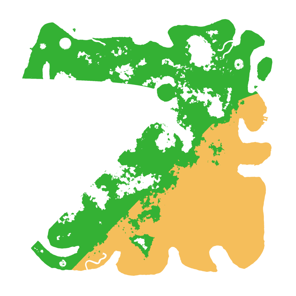 Biome Rust Map: Procedural Map, Size: 4500, Seed: 5522679