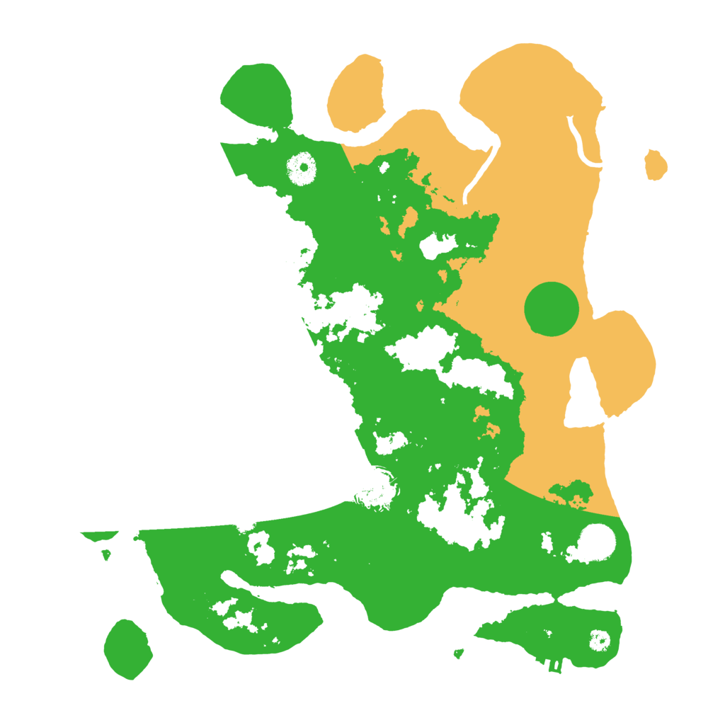Biome Rust Map: Procedural Map, Size: 3500, Seed: 1866595353