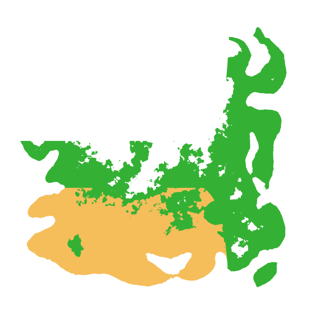 Biome Rust Map: Barren, Size: 3700, Seed: 861512549