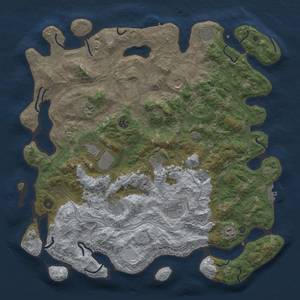 Thumbnail Rust Map: Procedural Map, Size: 4500, Seed: 940687706, 19 Monuments