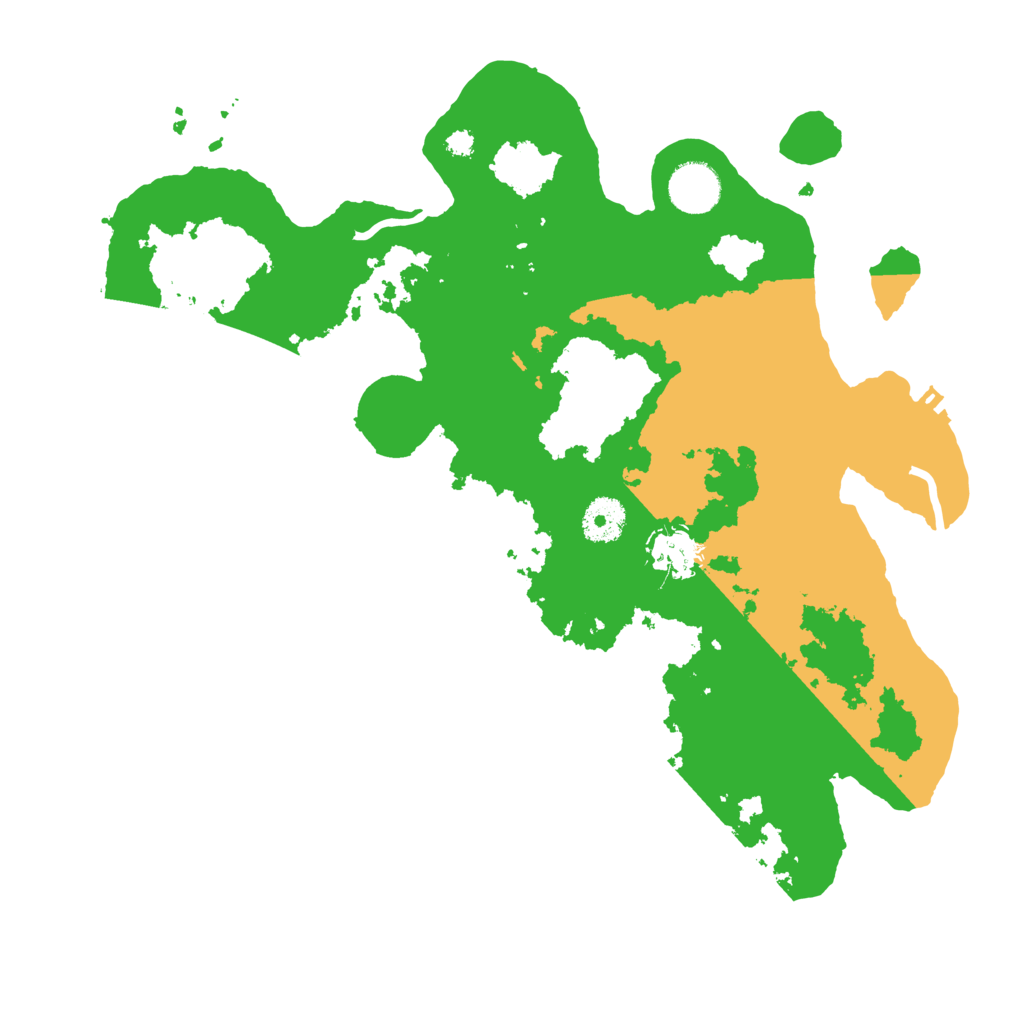 Biome Rust Map: Procedural Map, Size: 3500, Seed: 284695844