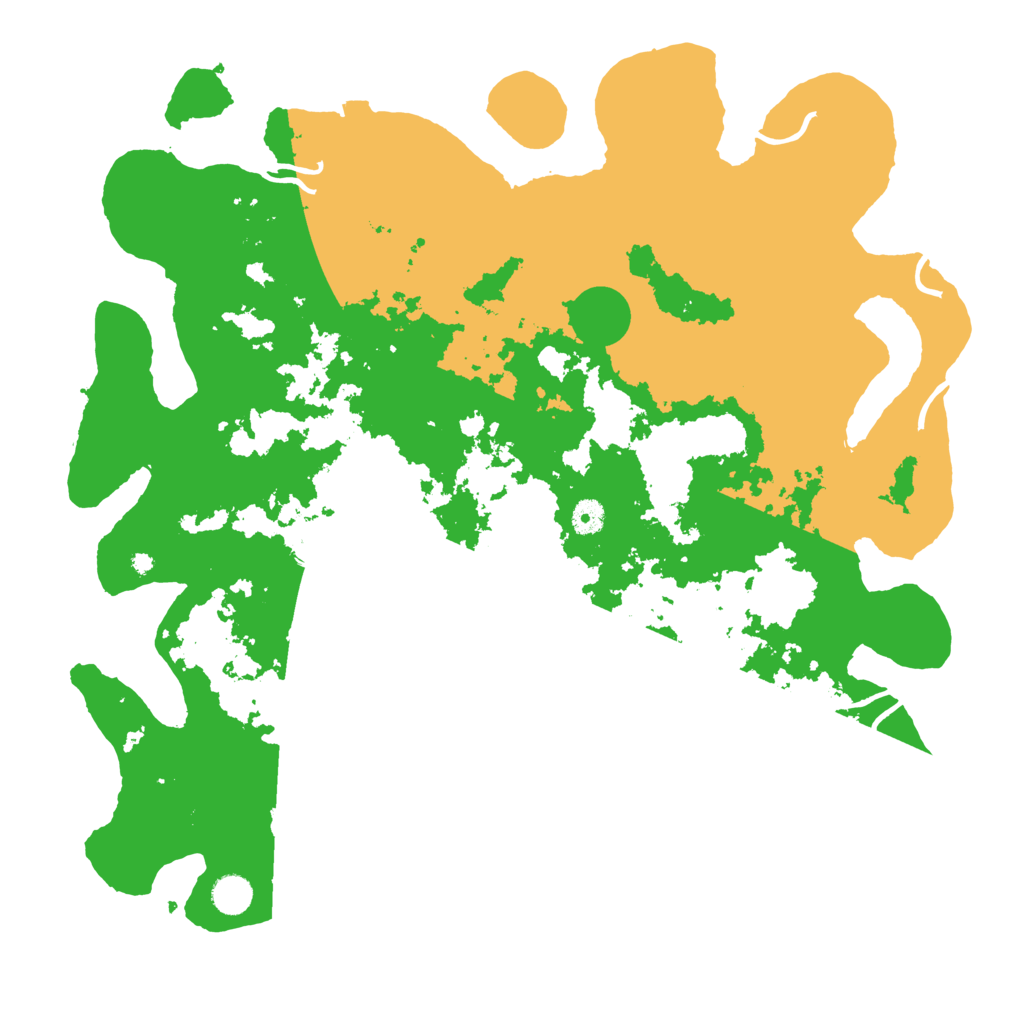 Biome Rust Map: Procedural Map, Size: 4500, Seed: 392139496