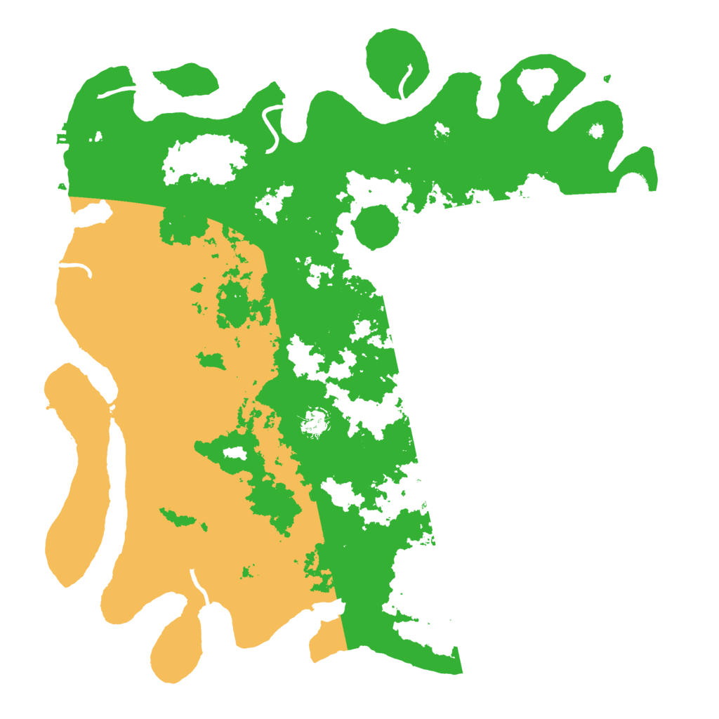 Biome Rust Map: Procedural Map, Size: 4500, Seed: 150287