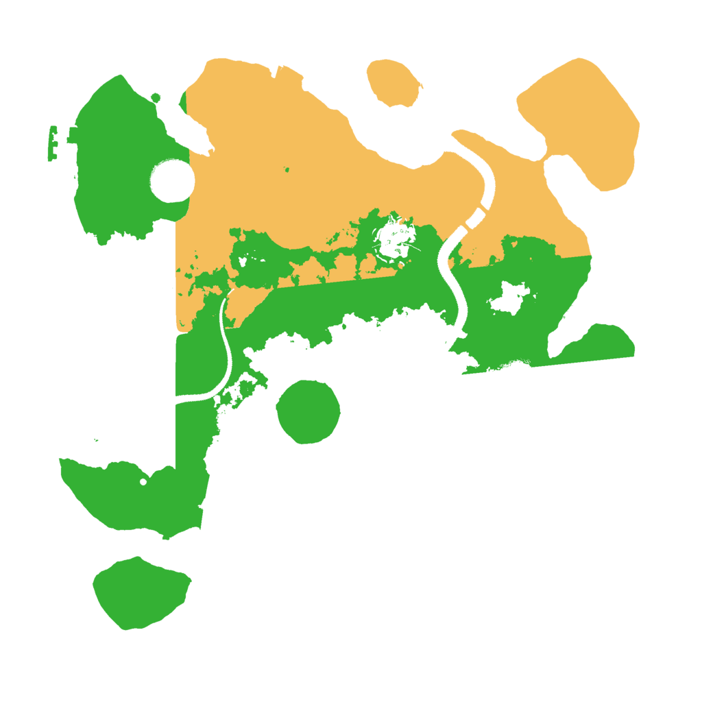 Biome Rust Map: Procedural Map, Size: 3000, Seed: 2039581633