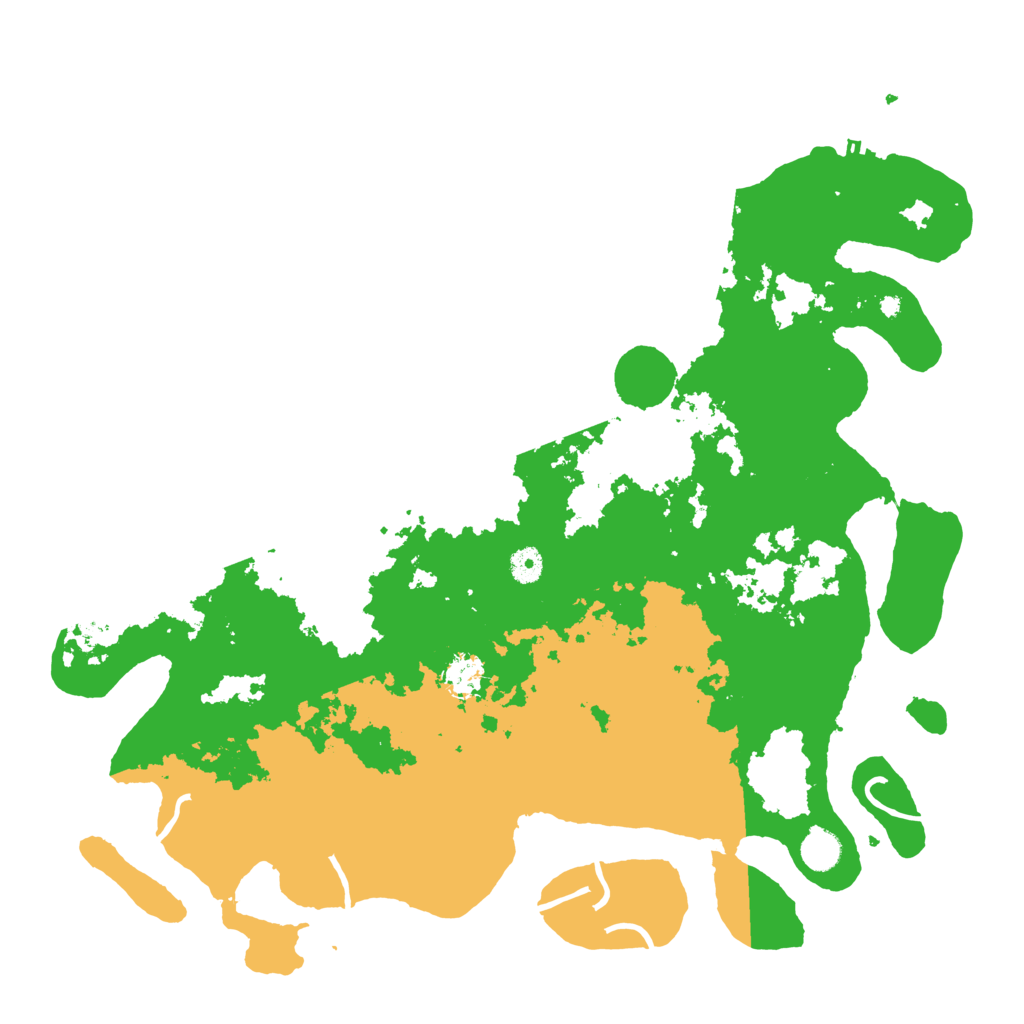 Biome Rust Map: Procedural Map, Size: 4500, Seed: 888656418