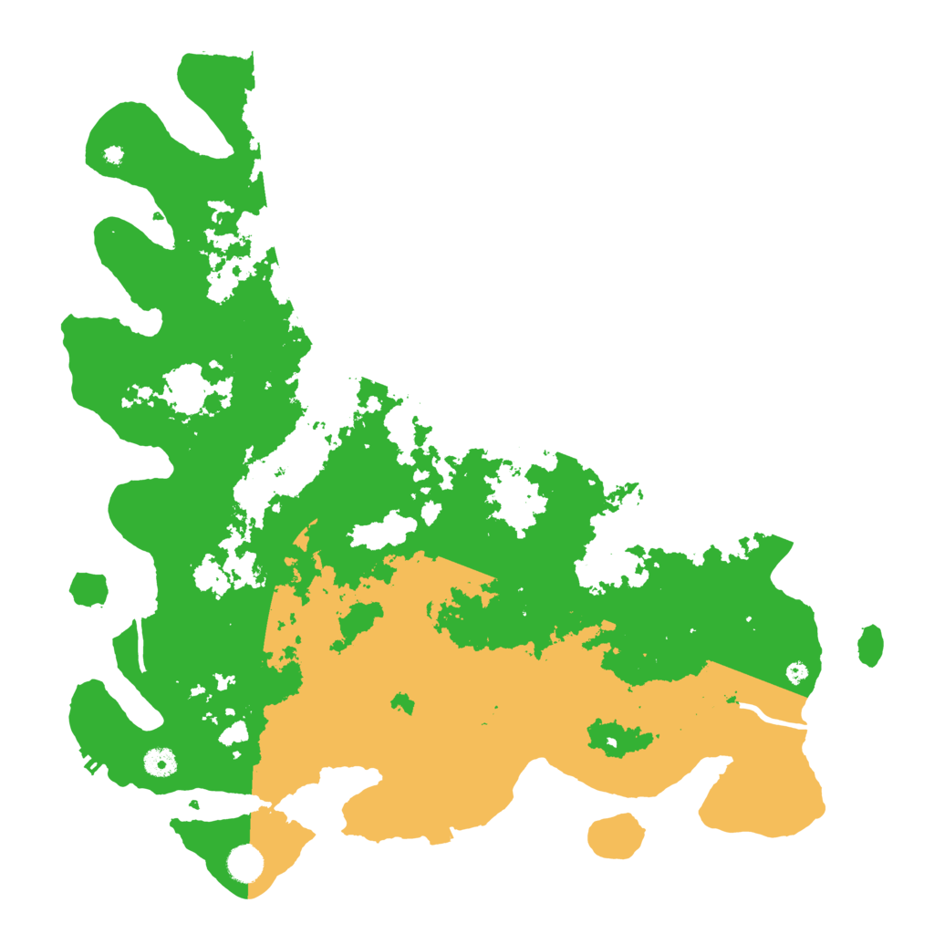 Biome Rust Map: Procedural Map, Size: 4500, Seed: 906995462