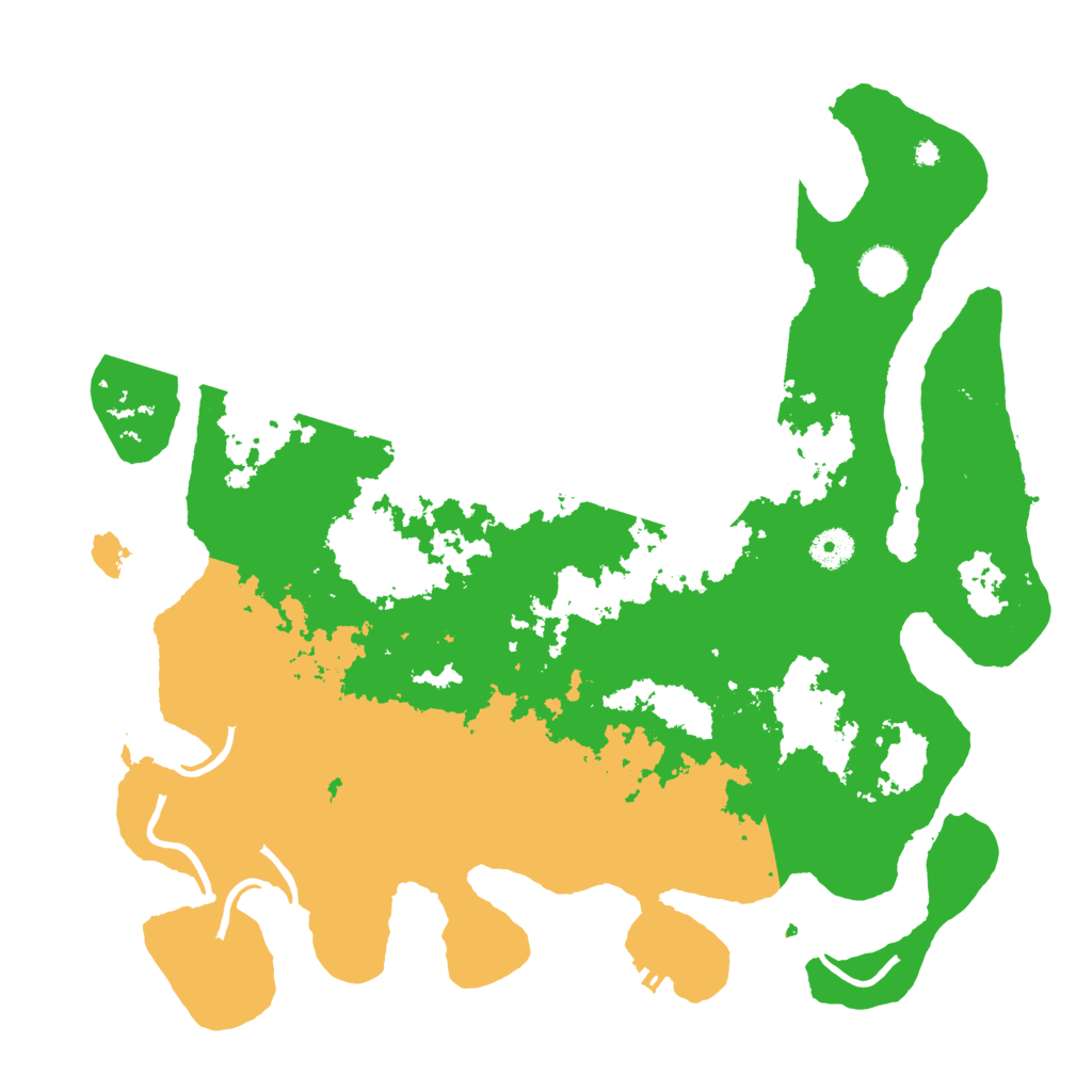 Biome Rust Map: Procedural Map, Size: 4000, Seed: 6543
