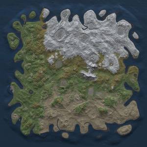 Thumbnail Rust Map: Procedural Map, Size: 5000, Seed: 2037340661, 19 Monuments