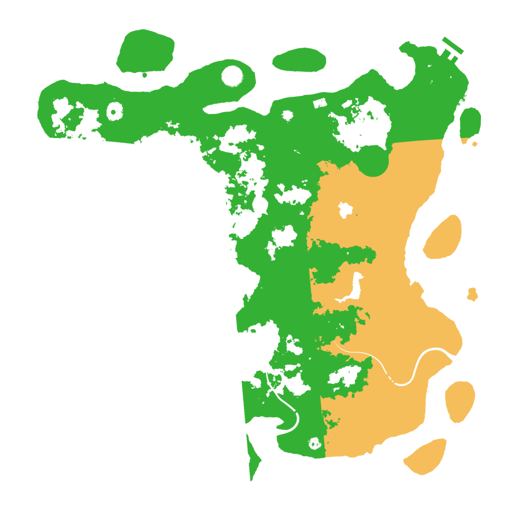 Biome Rust Map: Procedural Map, Size: 4300, Seed: 41699613