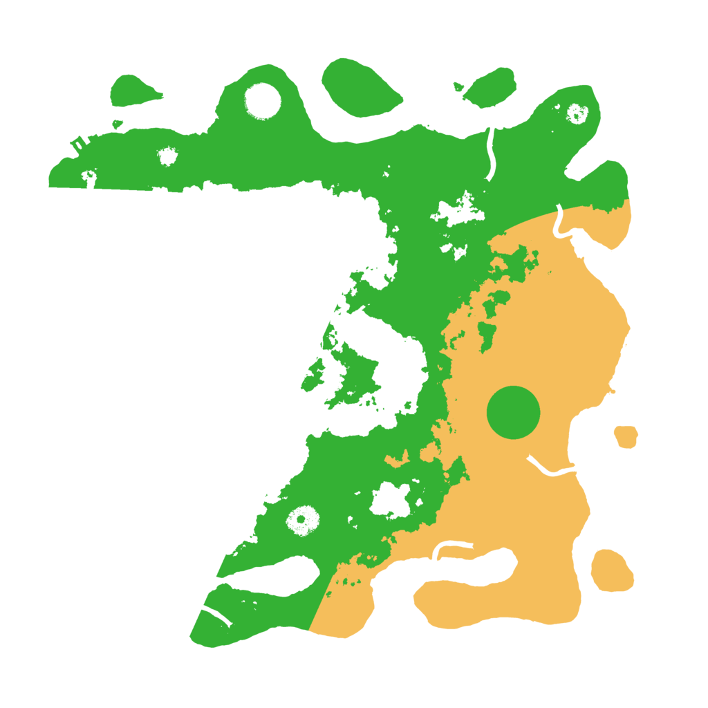 Biome Rust Map: Procedural Map, Size: 3500, Seed: 13383628