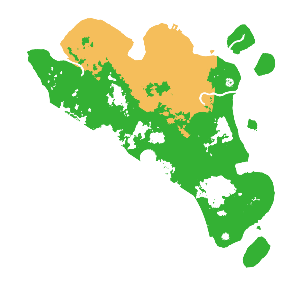 Biome Rust Map: Procedural Map, Size: 3550, Seed: 13361538