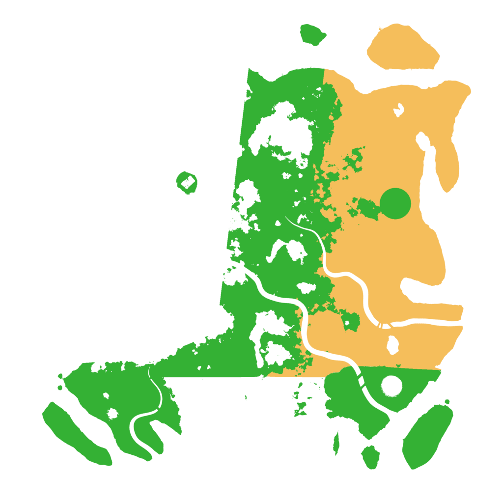 Biome Rust Map: Procedural Map, Size: 4250, Seed: 91364884