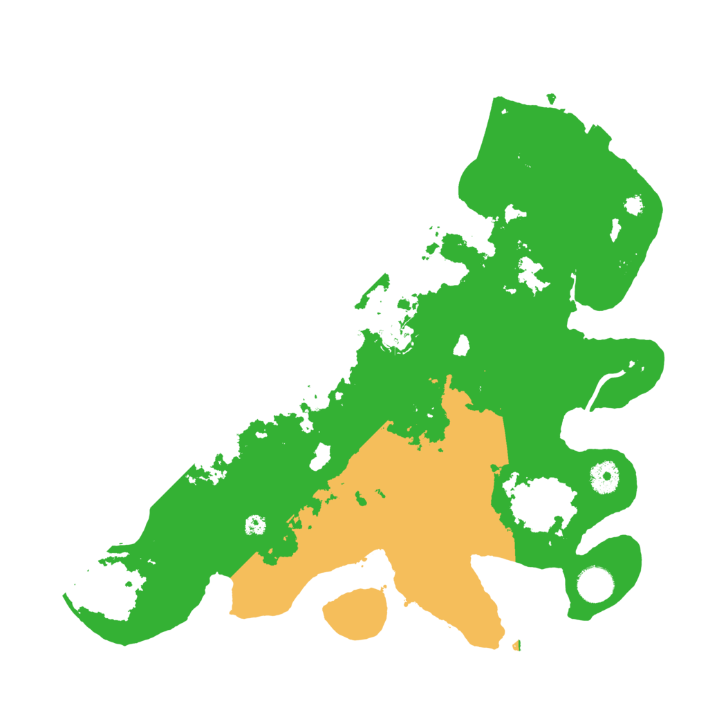 Biome Rust Map: Procedural Map, Size: 3450, Seed: 86194574