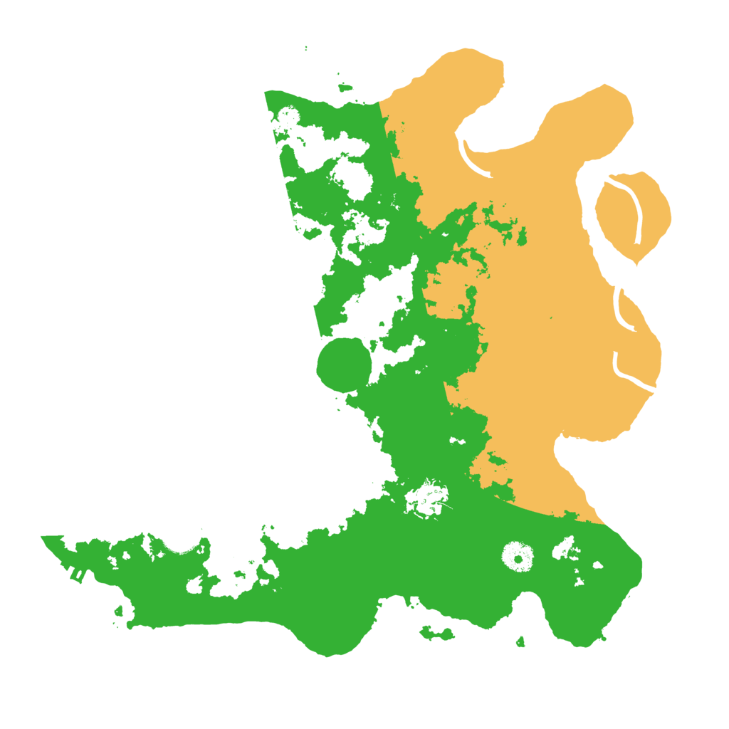 Biome Rust Map: Procedural Map, Size: 3550, Seed: 3596434