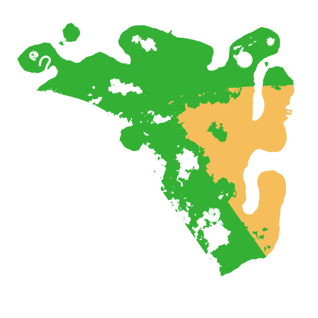 Biome Rust Map: Procedural Map, Size: 3550, Seed: 75550338