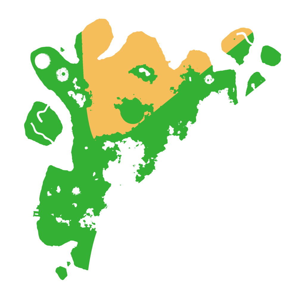 Biome Rust Map: Procedural Map, Size: 3500, Seed: 5029692