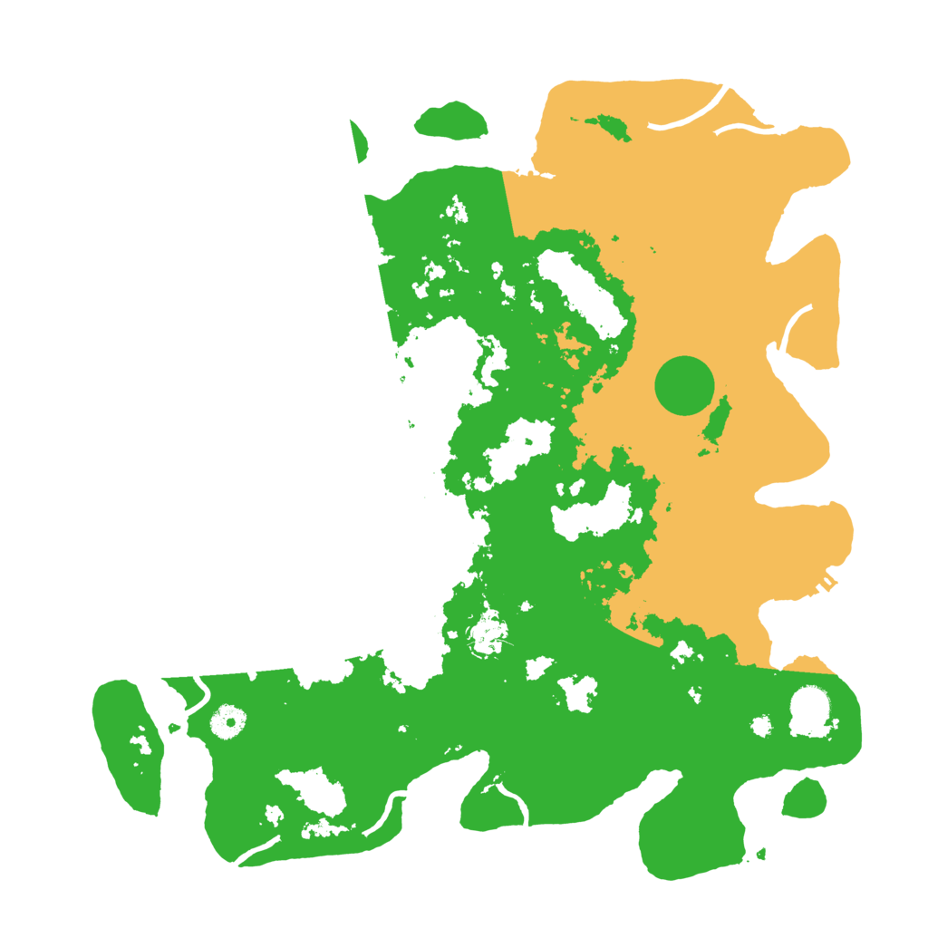 Biome Rust Map: Procedural Map, Size: 4100, Seed: 55946314