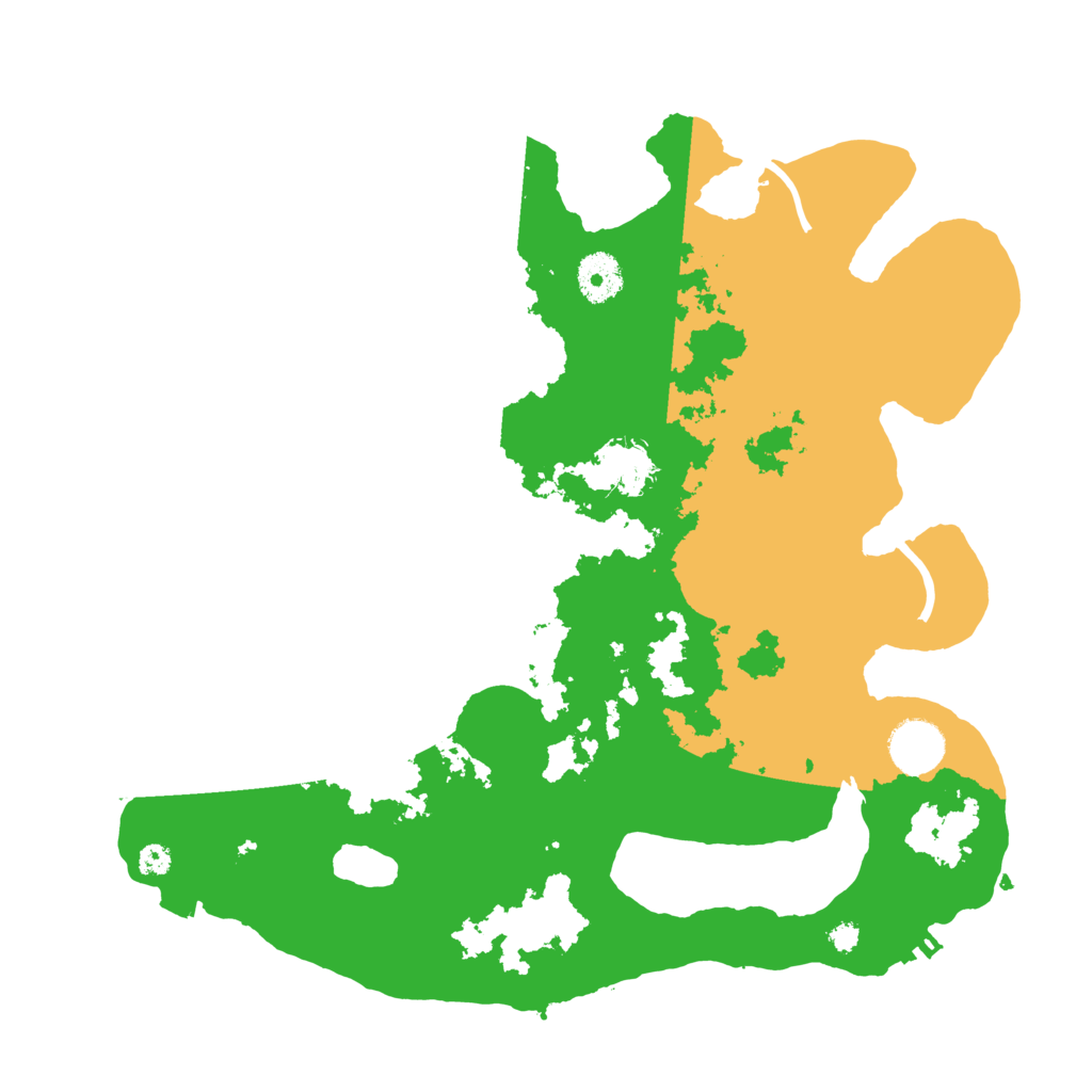Biome Rust Map: Procedural Map, Size: 3500, Seed: 1954644987