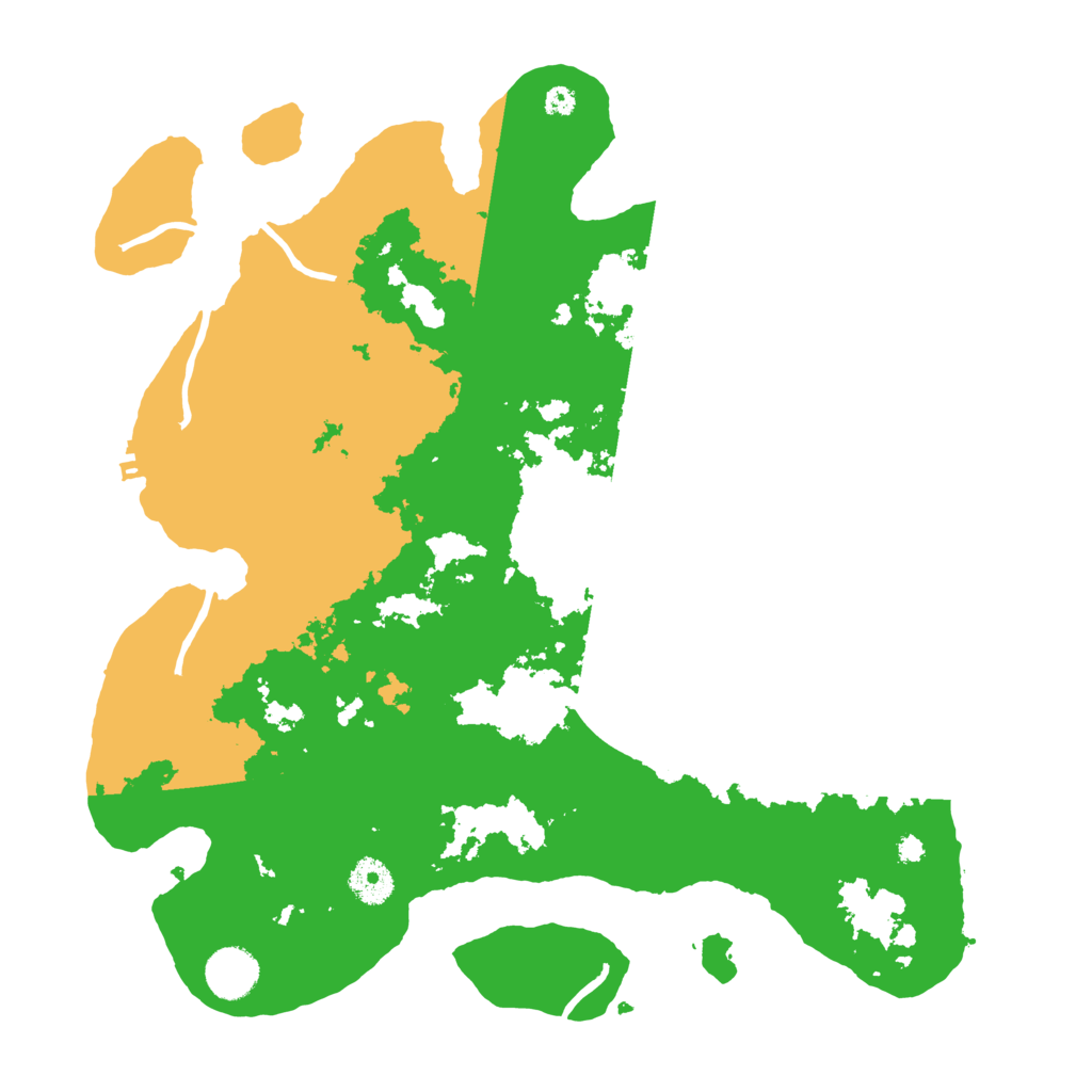 Biome Rust Map: Procedural Map, Size: 3700, Seed: 57831753