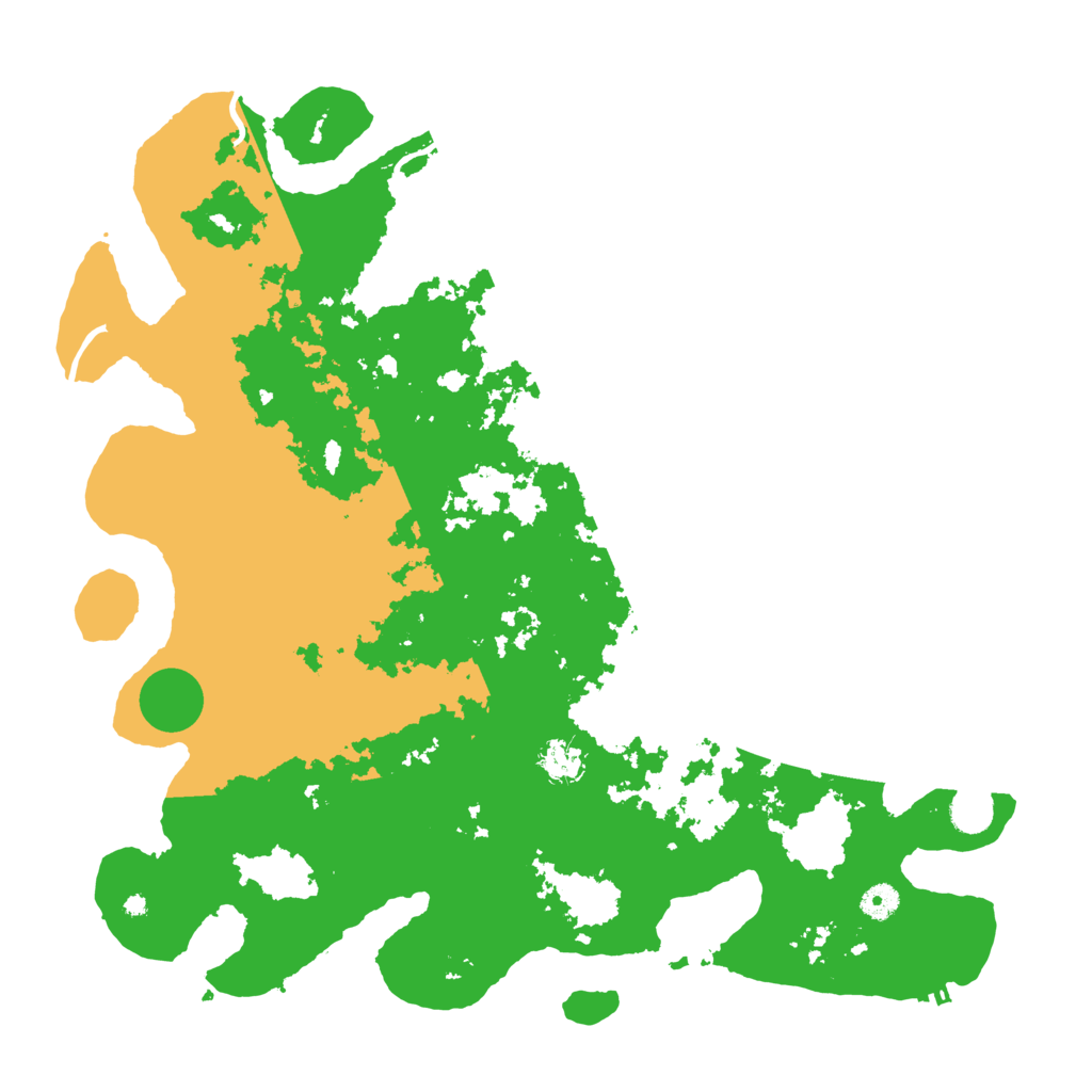 Biome Rust Map: Procedural Map, Size: 4500, Seed: 545655781