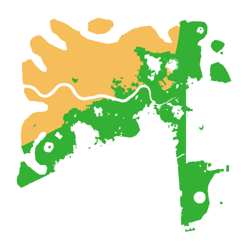 Biome Rust Map: Procedural Map, Size: 3700, Seed: 2112524721