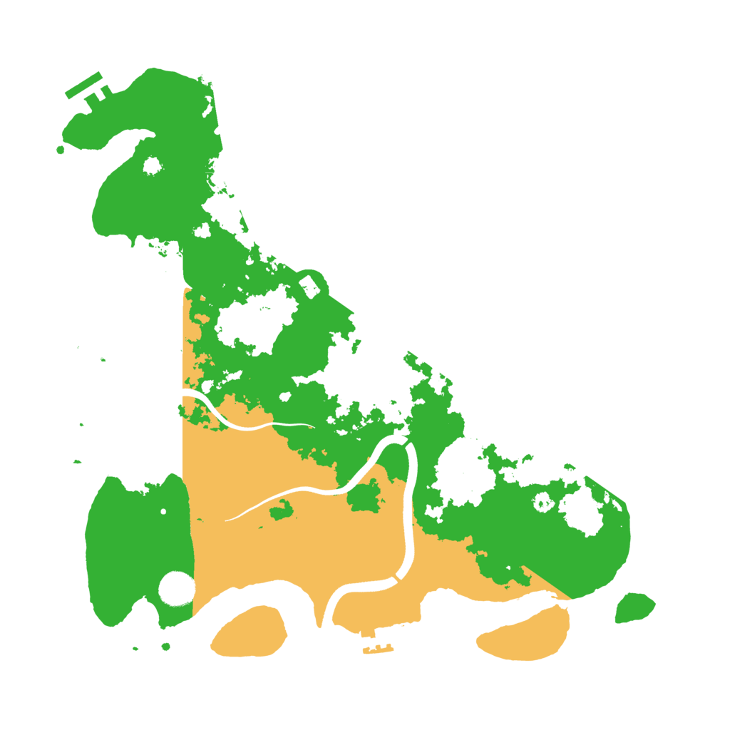 Biome Rust Map: Procedural Map, Size: 3650, Seed: 8820004